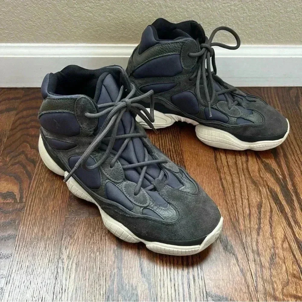 Yeezy 500 High Slate Adidas Men’s Size 8.5 FW4968 Sneakers Shoes